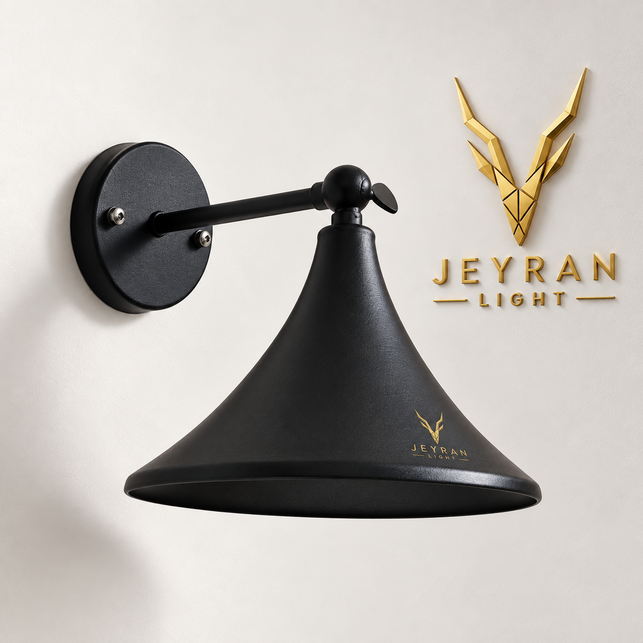 چراغ دیواری مدل تکبازو شیپوری